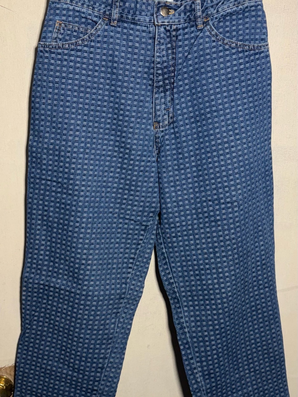 Vintage Simply Barbara Colorado Textured Denim Jeans Women’s Large High Rise